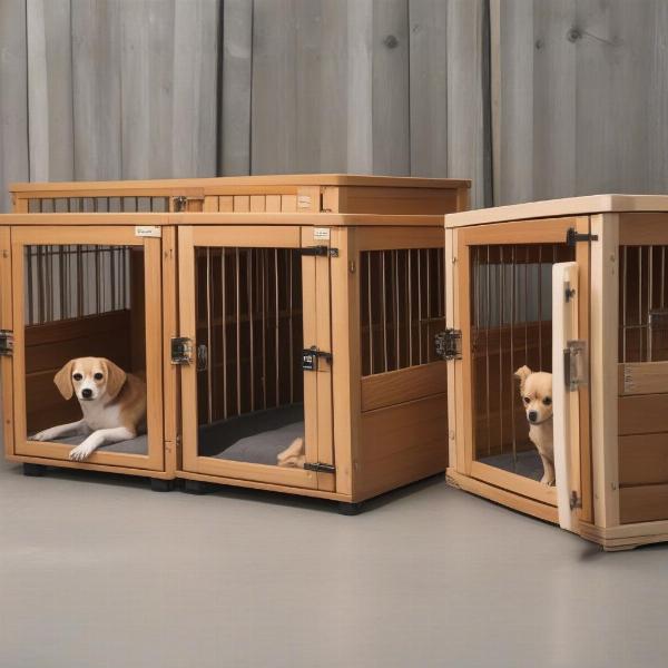 Choosing the right size wooden dog crate for your dog