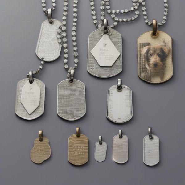 Choosing a diamond for a dog tag