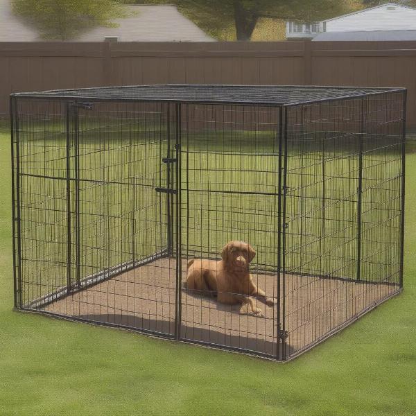 Choosing the right type of outdoor dog pen