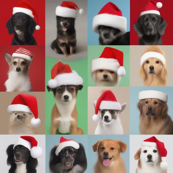 Choosing a Santa Hat for Your Dog