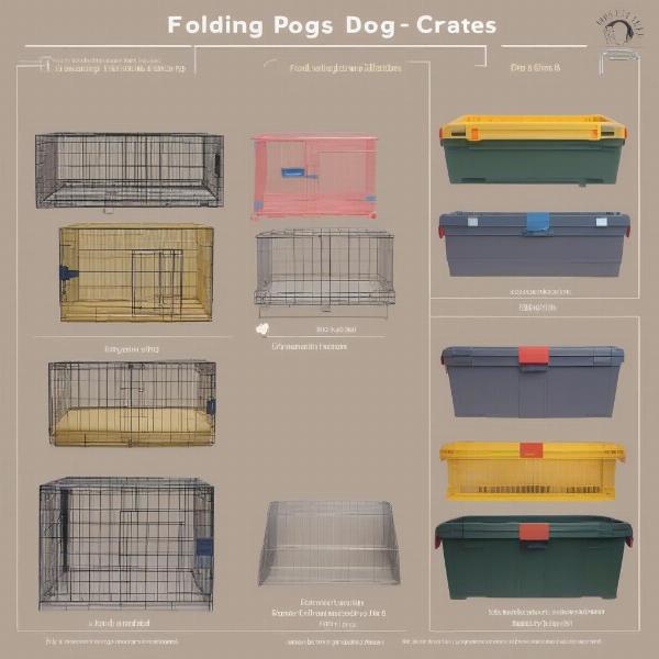 Choosing the right folding crate for your dog