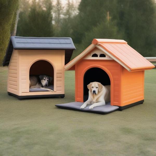 Choosing the right size heated pad for a dog house