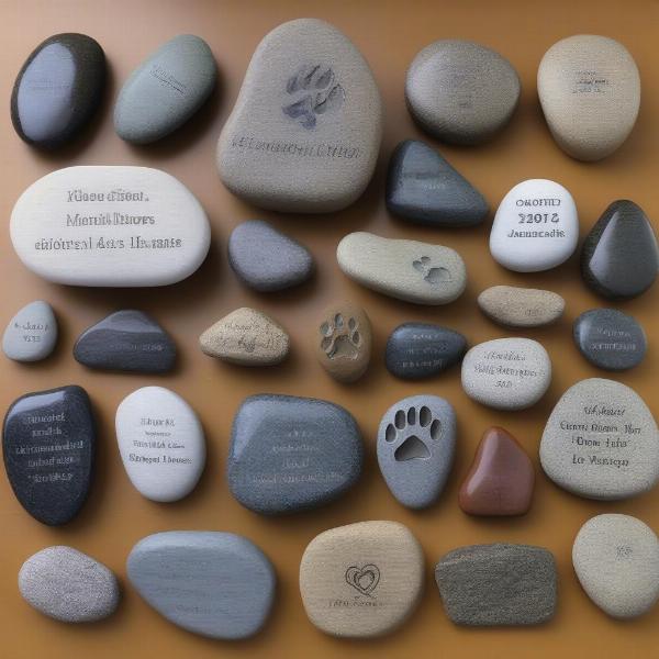 Choosing the right memorial rock for your dog