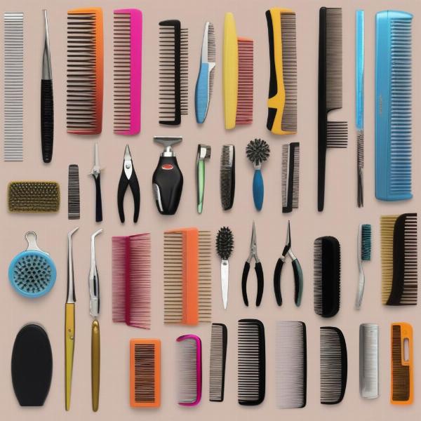 Choosing the right dog grooming comb for your dog.