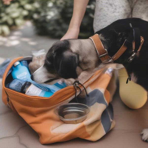 Preparing for your dog on the patio