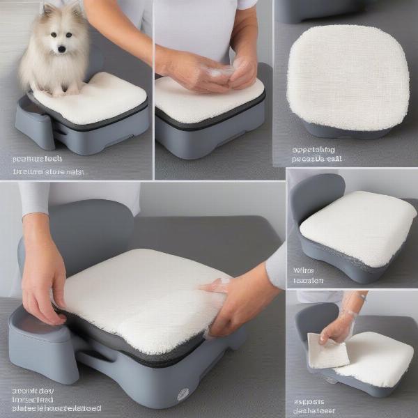 Cleaning a Dog Booster Seat