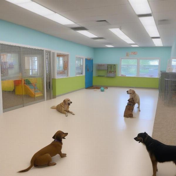 Clean Dog Daycare Facility