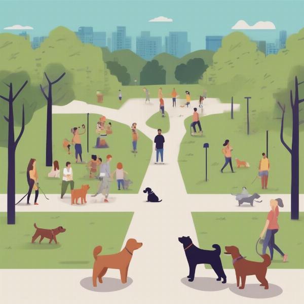 Clean and enjoyable dog park