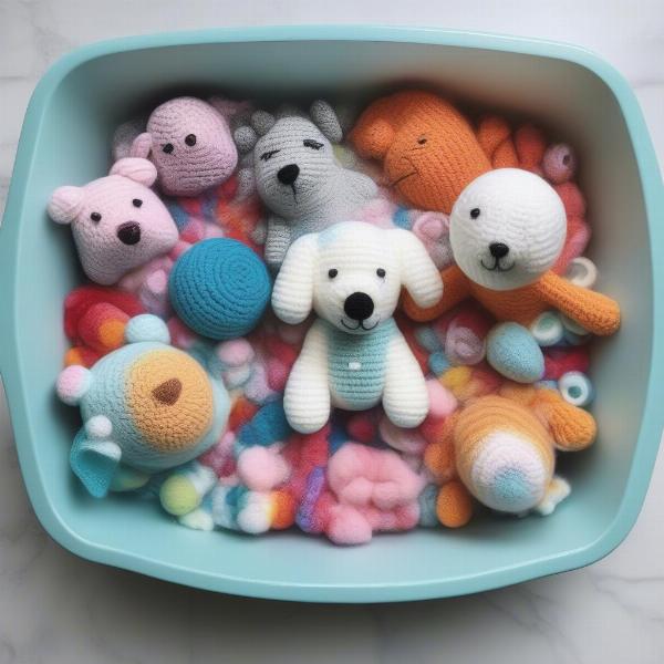 Washing Crochet Dog Toys