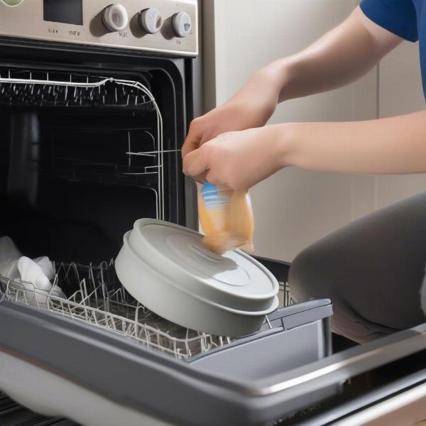 Cleaning Dog Can Food Lids