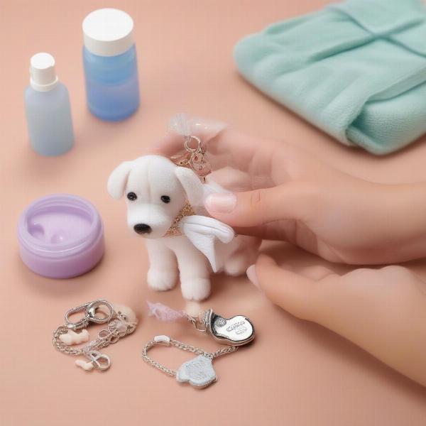 Cleaning a Dog Charm Bracelet