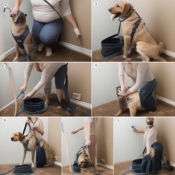 Cleaning a Dog's Pull-on Harness