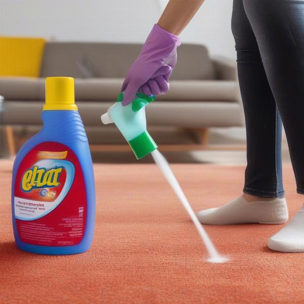 Cleaning dog pee from carpet with enzymatic cleaner