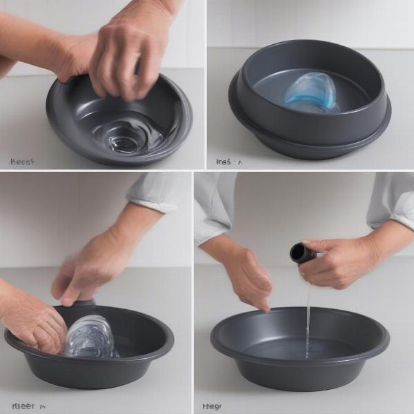 Cleaning a No-Drip Dog Water Bowl