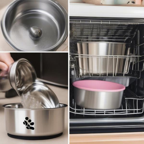 Cleaning a Stainless Steel Dog Bowl