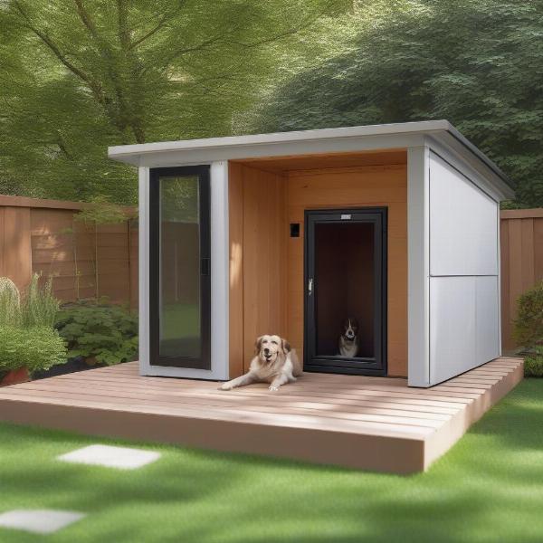 Climate Controlled Dog House Exterior