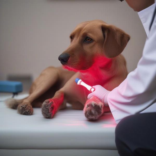 Cold Laser Therapy Treatment for Dog