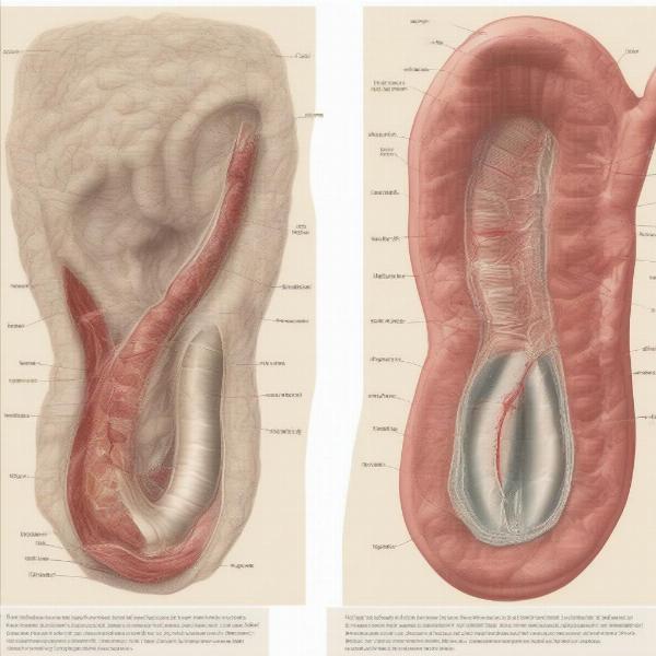 Diagram of Colonic Torsion in a Dog