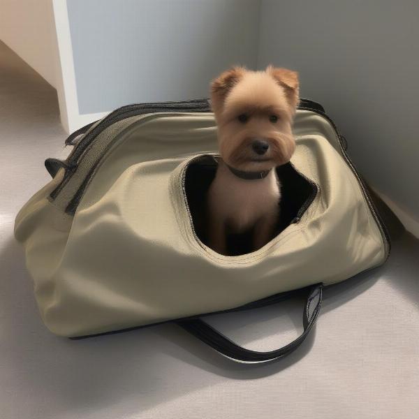 Comfortable and safe designer dog carrying bag