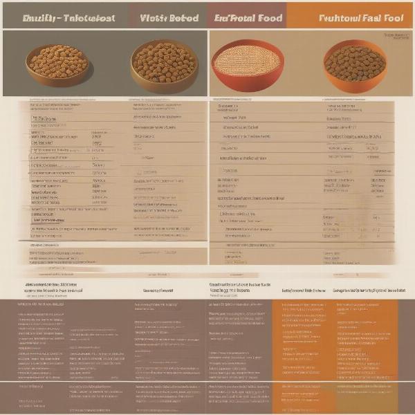 Comparing Dog Food Labels