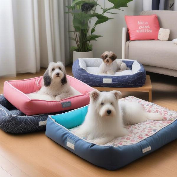 Dog Bed with Removable Cover