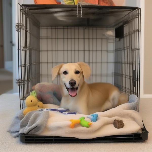 Crate Training with Positive Reinforcement