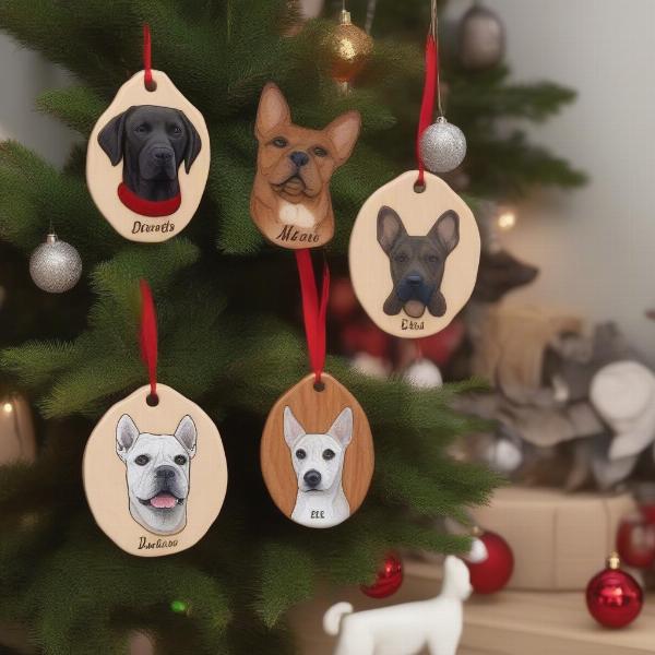 Custom Dog Christmas Ornament Ideas