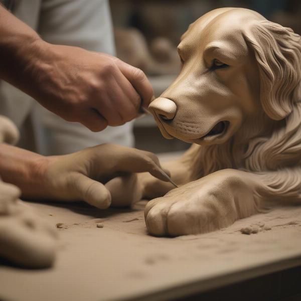 Choosing the right artist for your custom dog statue