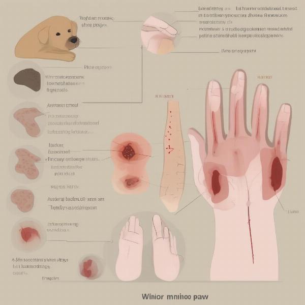 Types of Cuts on Dog Paws