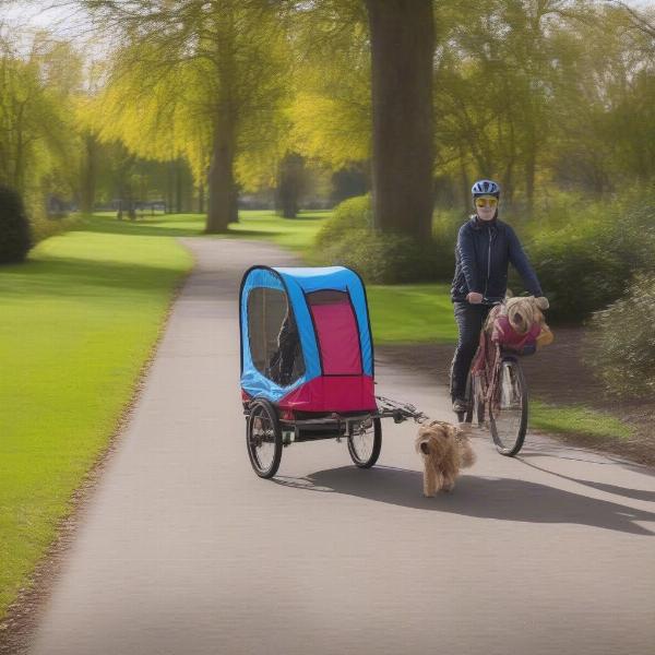 Tips for Cycling with Dog Trailer