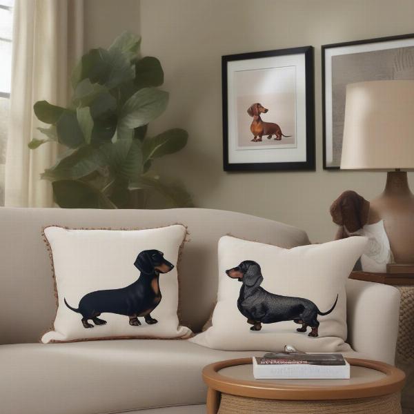 Ý tưởng trang trí nhà hình chó Dachshund