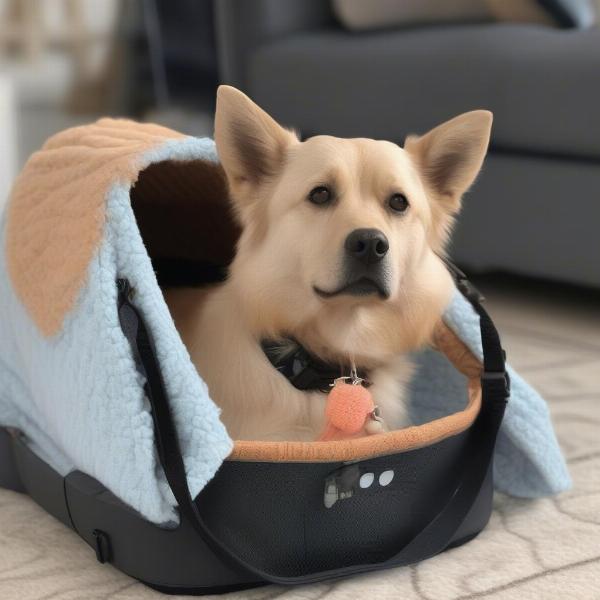 Ensuring Dog's Safety in a Top Loading Carrier