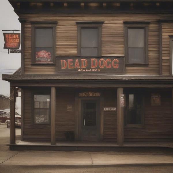 Dead Dog Saloon Exterior