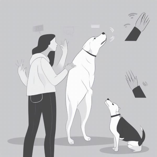 Deaf Dog Hand Signals