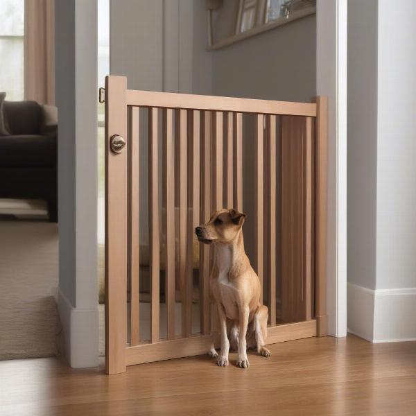 Wooden Decorative Dog Gate