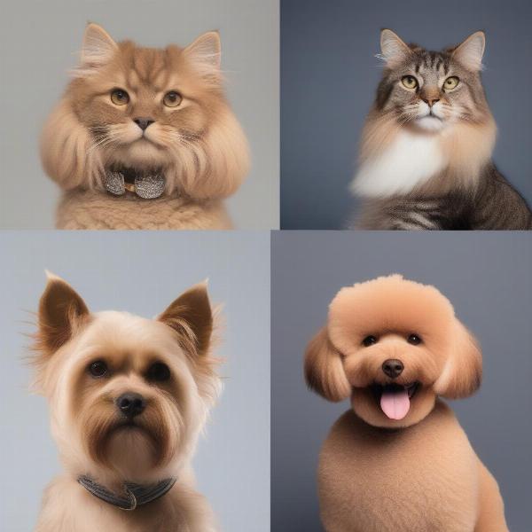 Different Dog and Cat Grooming Styles