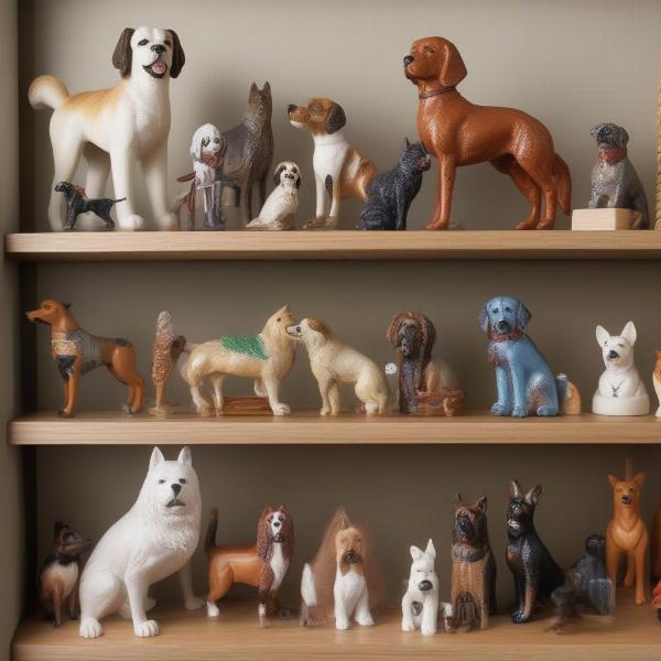 Different Dog Breed Ornaments