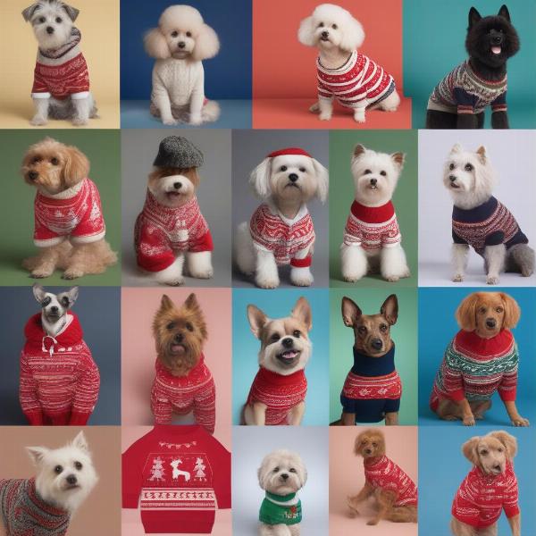 Variety of Dog and Owner Matching Sweater Styles