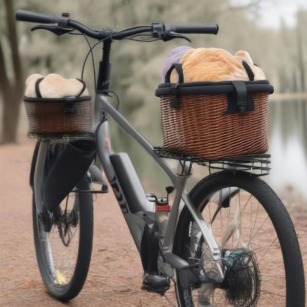 Different types of dog bike baskets