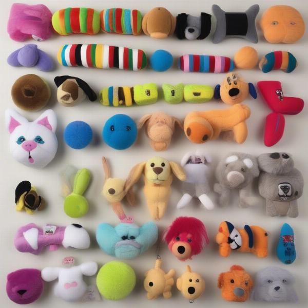 Variety of Flipping Dog Toys