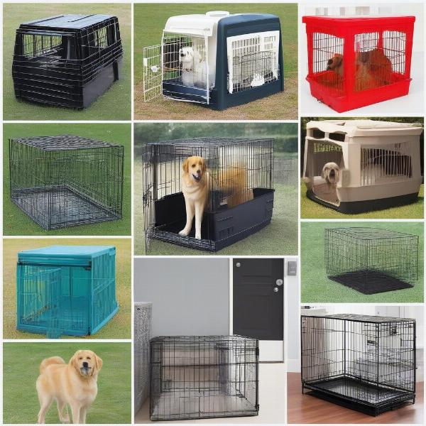 Various Large Dog Crate Options