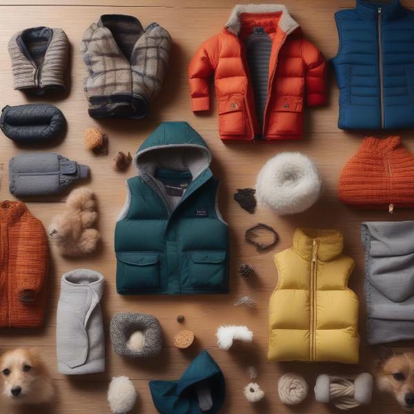 Various Small Dog Outerwear Options