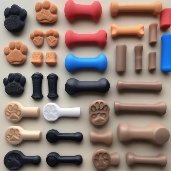 Various Paw Grips for Senior Dogs