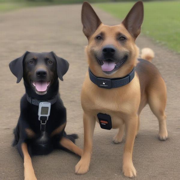 Different types of dog vibration collars