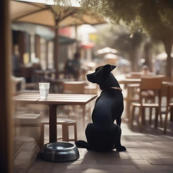 Dining with your dog in Monterey