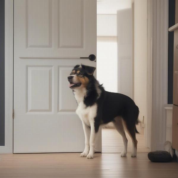 Dog experiencing separation anxiety due to over-pampering