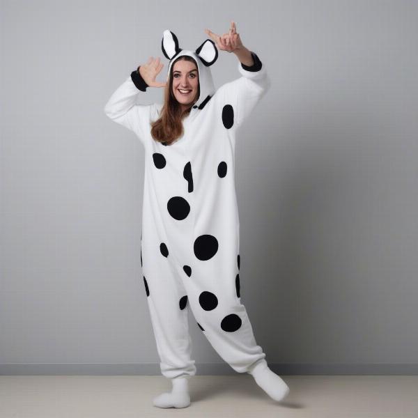 DIY Dalmatian Costume for Adults