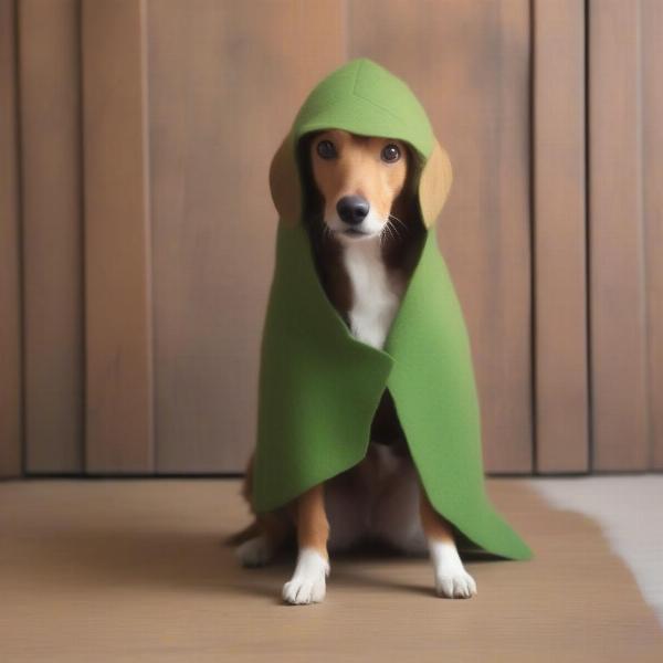 DIY Olive Dog Costume