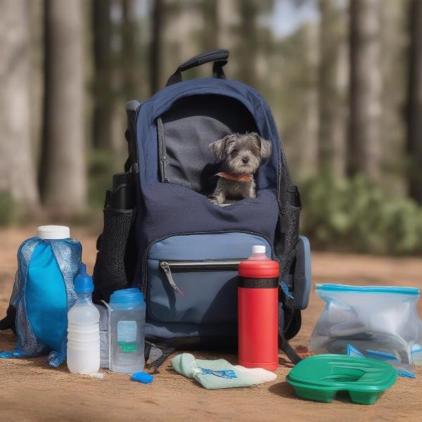 Items to pack in a dog's backpack