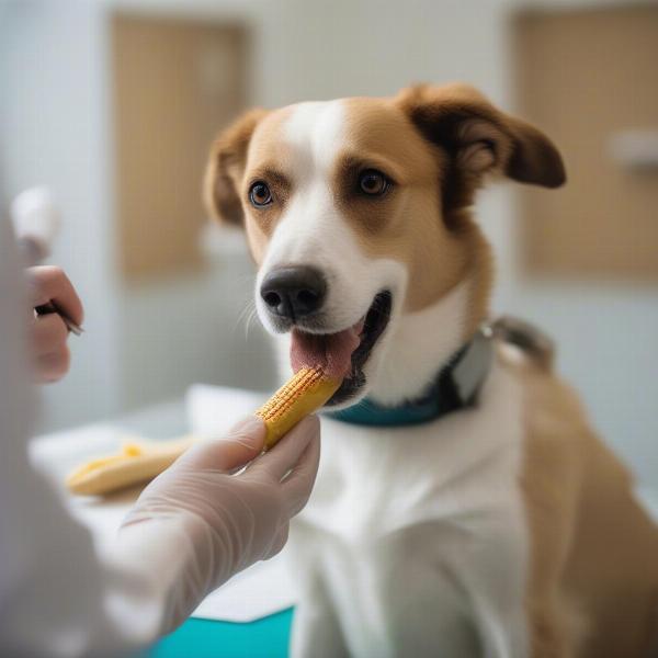 Dog at the Vet